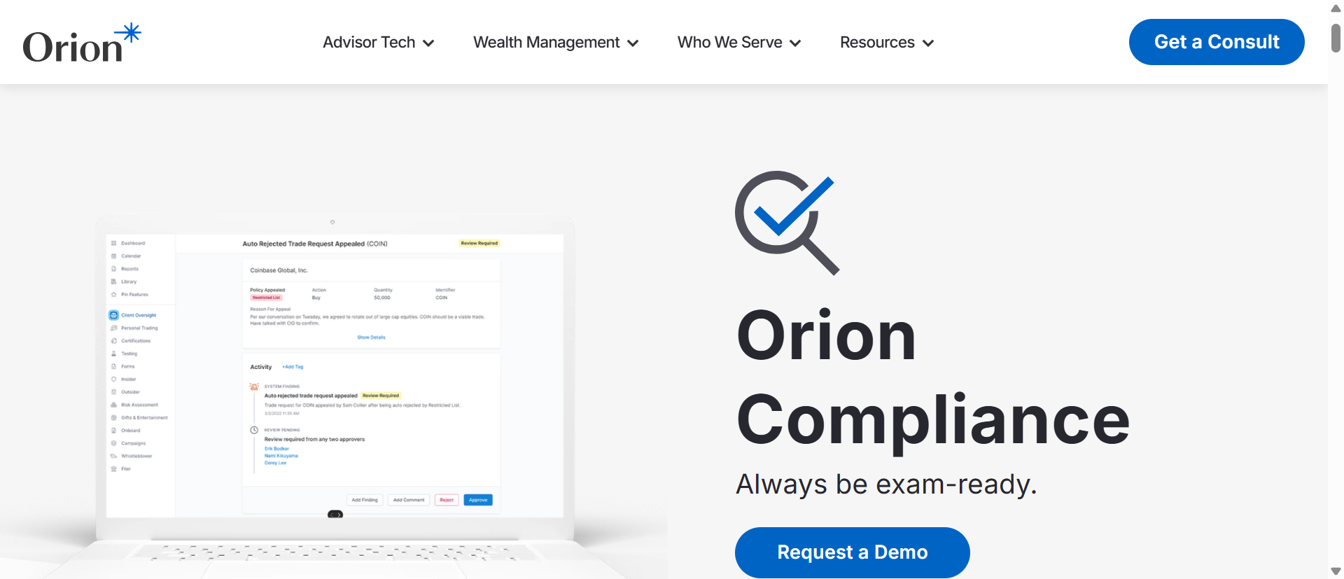 Orion Compliance