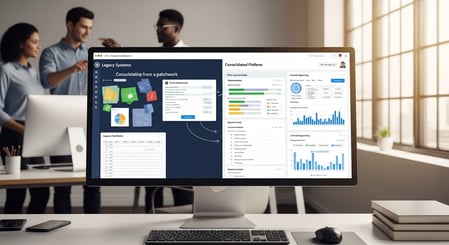 Featured image for RIA Compliance: From Spreadsheet Patchwork to Platform — compliance and advisory professionals at a modern wealth management firm